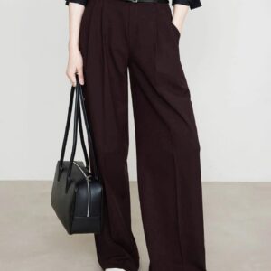 Alternative view of Dark Red Casual Pants